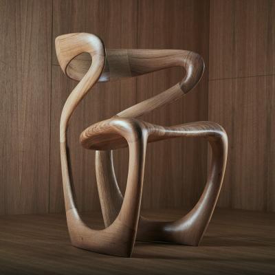 Tom Vaughan S Chair handmade abstract wooden chair by Tom Vaughan