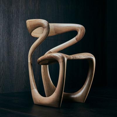Tom Vaughan S Chair handmade abstract wooden chair by Tom Vaughan