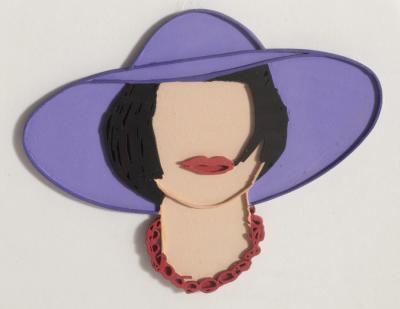 Tom Wesselmann Monica with a Purple Hat