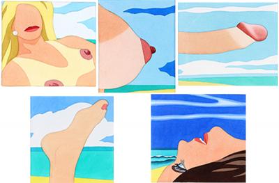 Tom Wesselmann Seascape Portfolio Five Works 