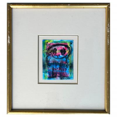Tomas Sanchez Abstract Watercolor Painting Tomas Sanchez Cuban American Artist
