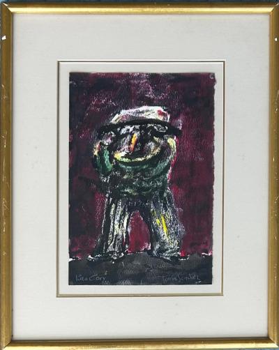 Tomas Sanchez Abstract Watercolor Painting Tomas Sanchez Cuban American Artist