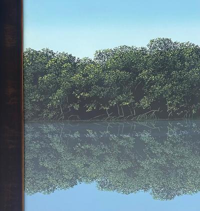 Tomas Sanchez Original Tomas Sanchez Orilla Lithograph Signed Dated Artist Proof