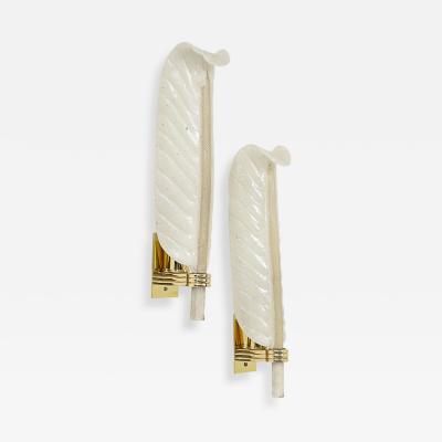 Tomaso Buzzi Pair of No 413 Wall Lights by Tomaso Buzzi for Venini