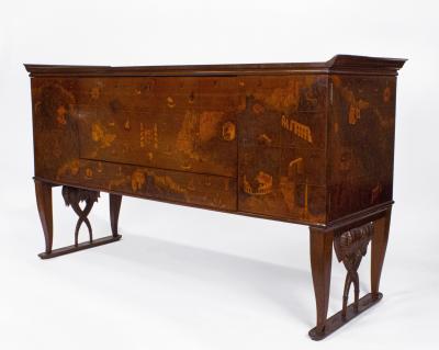 Tomaso Buzzi Tomaso Buzzi Masterwork 1930 Triennale of Modern Decorative Arts Monza Italy