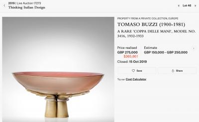 Tomaso Buzzi Tomaso Buzzi Masterwork 1930 Triennale of Modern Decorative Arts Monza Italy