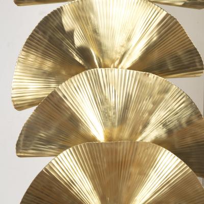 Tomasso Barbi Mid Century Modern Style Italian Ginkgo Floor Lamp