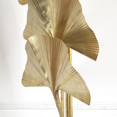 Tomasso Barbi Mid Century Modern Style Italian Ginkgo Floor Lamp