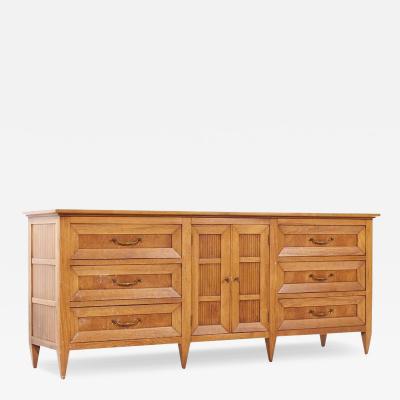 Tomlinson Furniture Co Tomlinson Sophisticate Mid Century Walnut Lowboy Dresser