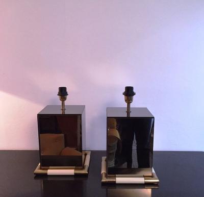 Tommaso Barbi 1970s Rare Pair of Tommaso Barbi Table Lamps