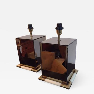 Tommaso Barbi 1970s Rare Pair of Tommaso Barbi Table Lamps