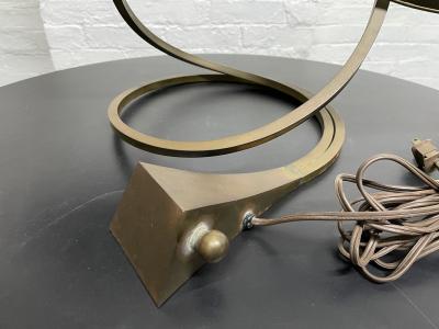 Tommaso Barbi Double Leaf Brass Lamp by Tomasso Barbi for Carlos Giorgi