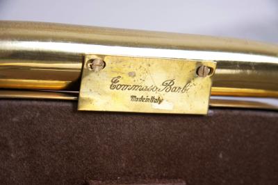 Tommaso Barbi Huge Signed Tommaso Barbi Picture Frame in Brass and Glass