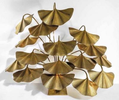 Tommaso Barbi Iconic Ginkgo Leaves Floor Lamp by Tommaso Barbi 1970 circa