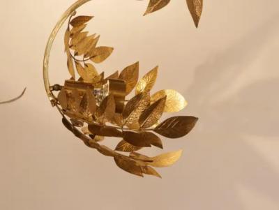 Tommaso Barbi Impressive Tommaso Barbi floor lamp Wisteria Italy c1970