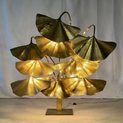 Tommaso Barbi Italian Mid Century Modern Tommaso Barbi Ginkgo Floor Lamp Bottega Gadda Massive
