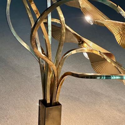 Tommaso Barbi Italian Mid Century Modern Tommaso Barbi Ginkgo Floor Lamp Bottega Gadda Massive