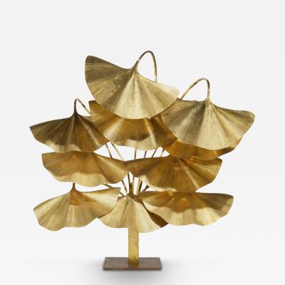 Tommaso Barbi Italian Mid Century Modern Tommaso Barbi Ginkgo Floor Lamp Bottega Gadda Massive