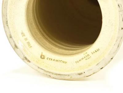 Tommaso Barbi Pair Tommaso Barbi Riviera Palm Tree 1970s Table Lamps With Matching Pillows