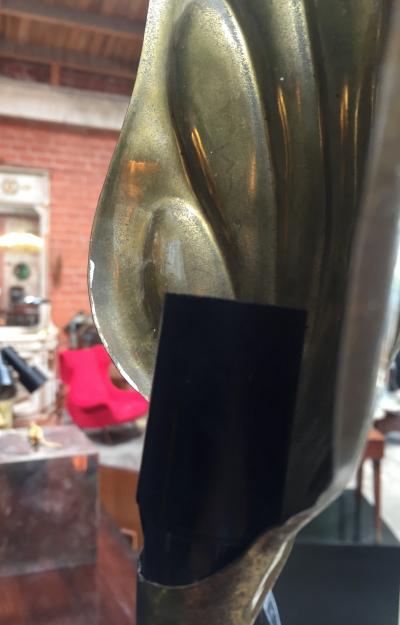 Tommaso Barbi Pair of Italian 20th Century Sconces in Brass by Tommaso Barbi