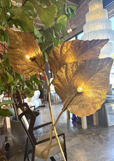 Tommaso Barbi Three Leaf Floor lamp By Tommaso Barbi 70s 