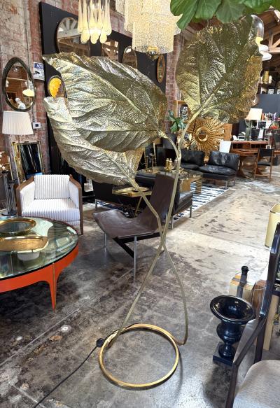 Tommaso Barbi Three Leaf Floor lamp By Tommaso Barbi 70s 