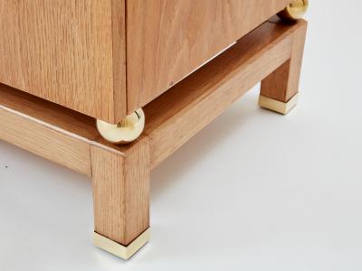 Tommaso Barbi Tommaso Barbi cerused oak and brass sideboard 1970s