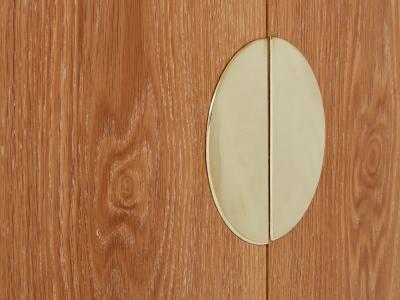 Tommaso Barbi Tommaso Barbi cerused oak and brass sideboard 1970s