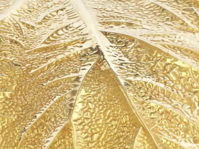 Tommaso Barbi Tommaso Barbi for Bottega Gadda Rhubarb brass table lamp 1970s