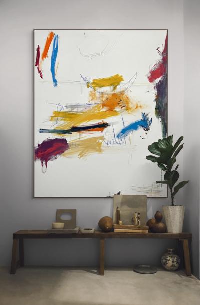 Tommaso Fattovich Bull Chasing Blue Rabbit