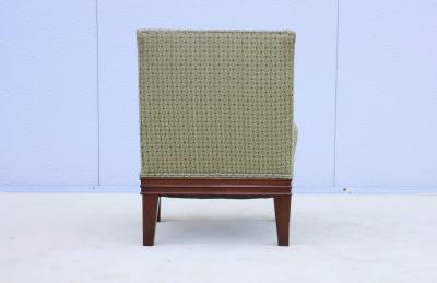 Tommi Parzinger 1940s Tommi Parzinger Mahogany Slipper Chair