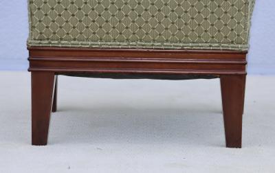 Tommi Parzinger 1940s Tommi Parzinger Mahogany Slipper Chair