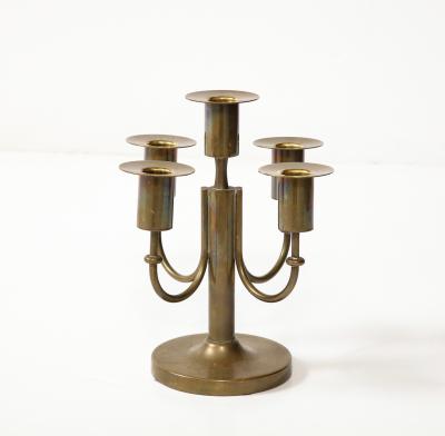 Tommi Parzinger 5 Light Candelabra by Tommi Parzinger for Dorlyn Silversmiths