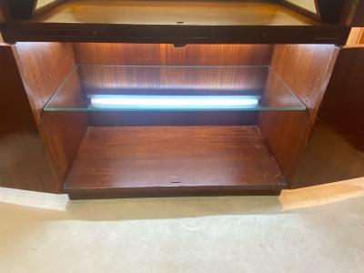 Tommi Parzinger ART DECO MAHOGANY ILLUMINATED BAR