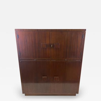 Tommi Parzinger ART DECO MAHOGANY ILLUMINATED BAR