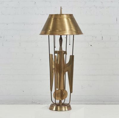 Tommi Parzinger Brass Lamp 1955