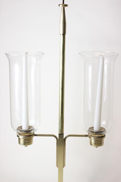 Tommi Parzinger Double Hurricane Candle Lamp by Tommi Parzinger 1955 United States