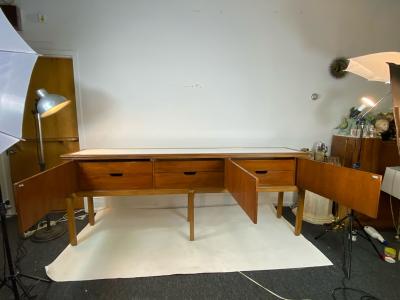 Tommi Parzinger EXCEPTIONAL MID CENTURY BRASS BUTTERFLIES SIDEBOARD