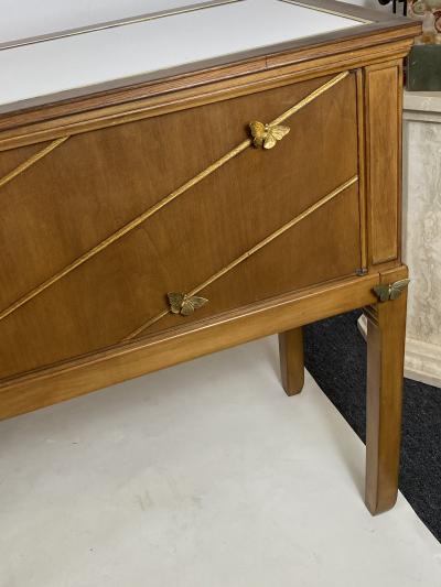 Tommi Parzinger EXCEPTIONAL MID CENTURY BRASS BUTTERFLIES SIDEBOARD
