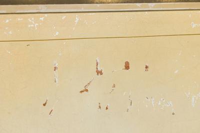 Tommi Parzinger Mid Century American Brass and Leather King Size Headboard
