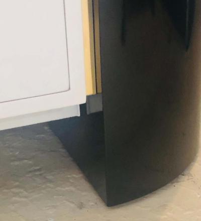 Tommi Parzinger Mid Century Modernist Long Black and White Lacquered Credenza Sideboard Cabinet