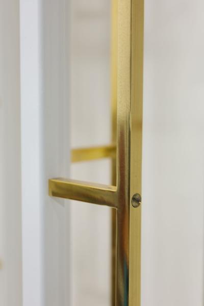 Tommi Parzinger Monumental Brass and Metal Torchieres