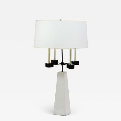 Tommi Parzinger Monumental Plaster Table Lamp