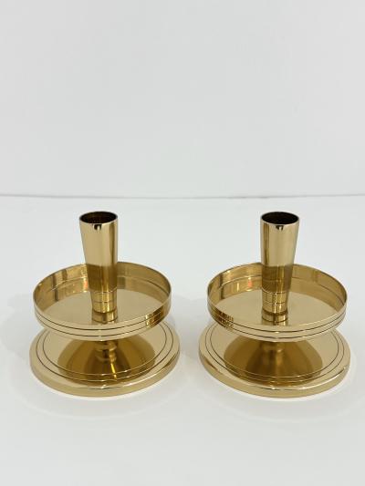 Tommi Parzinger PAIR OF TOMMI PARZINGER CANDLE HOLDERS
