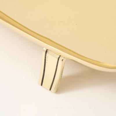 Tommi Parzinger Pair Tommi Parzinger Brass Serving Trays