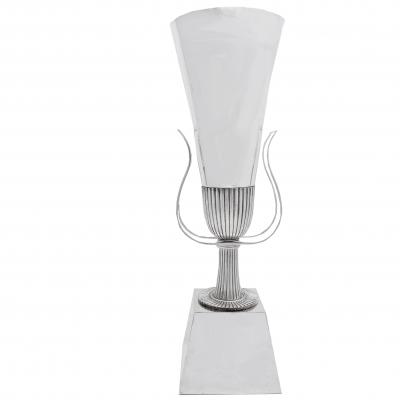 Tommi Parzinger Pair of Table Top Torchier Lamps by Tommi Parzinger