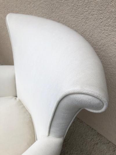 Tommi Parzinger Pair of Tommi Parzinger Petite Slipper Chairs Club Arm Chairs