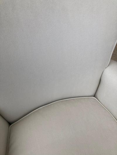 Tommi Parzinger Pair of Tommi Parzinger Petite Slipper Chairs Club Arm Chairs