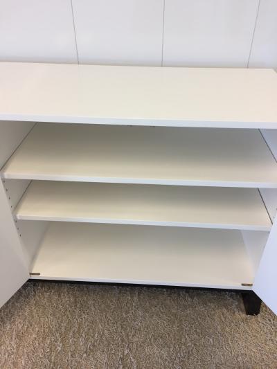 Tommi Parzinger Parzinger Original White Lacquered Studded Cabinet