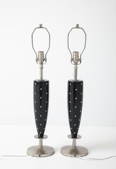 Tommi Parzinger Parzinger Style Rhinestone Studded Lamps